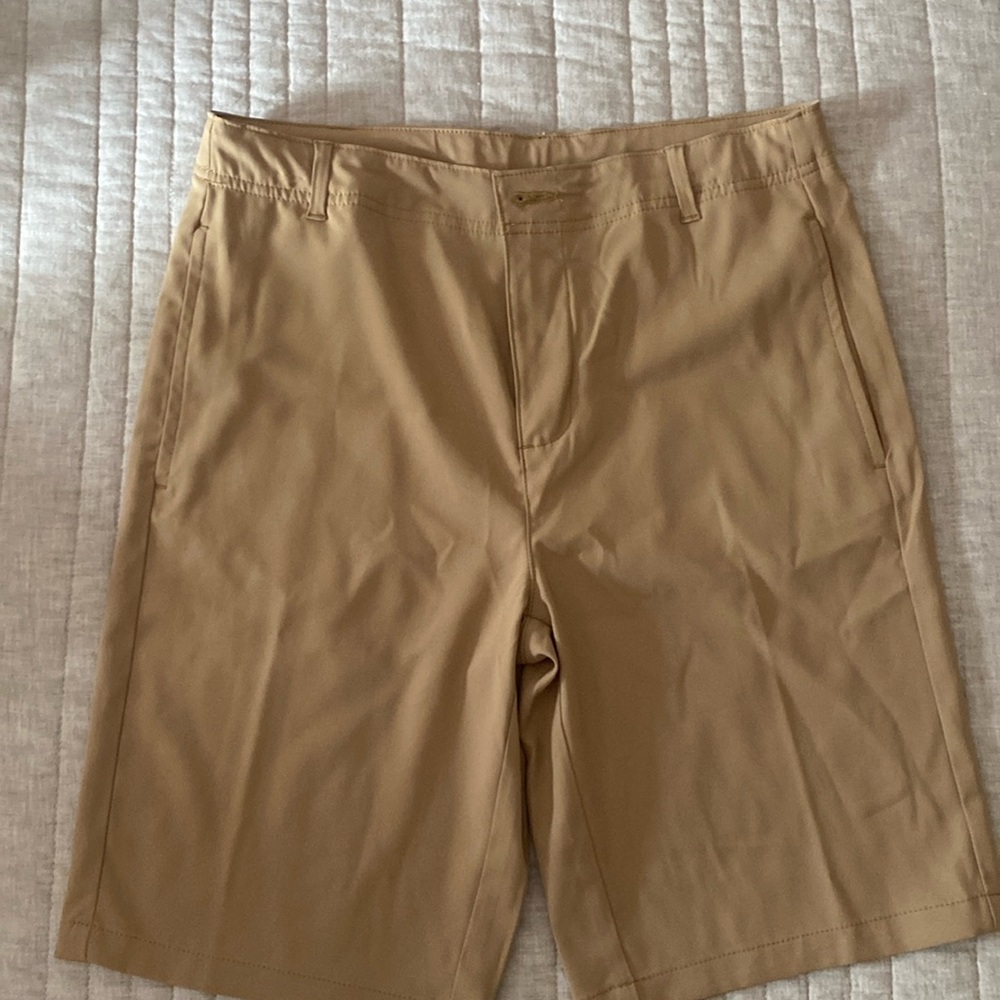 Boys khaki golf/dress shorts